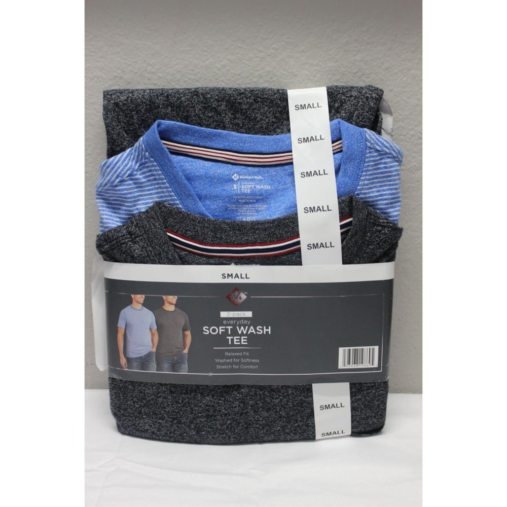Member's Mark men's everyday soft wash short sleeve relaxed fit tee pack‎ of 2